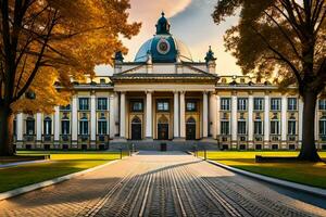 il Università di Breslavia, Polonia. ai-generato foto