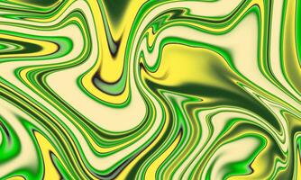 giallo e verde fluido pendenza sfondo modello copia spazio. liquido e ondulato fondale design. contemporaneo arte design per manifesto, striscione, presentazione, coperchio, o atterraggio pagina. foto