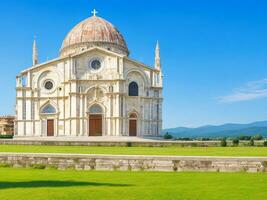 il foto Santa maria della spina bellissimo Chiesa nel pisa Toscana Italia. ai generato.