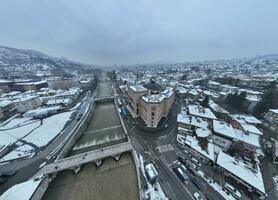 aereo Visualizza di sarajevo, bosnia e erzegovina foto