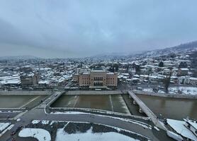 aereo Visualizza di sarajevo, bosnia e erzegovina foto