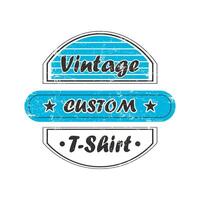 Vintage ▾ tipografia design. retrò Vintage ▾ t camicia design foto