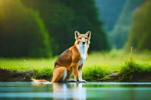 foto sfondo il acqua, natura, il foresta, il animale, il animale, il animale,. ai-generato