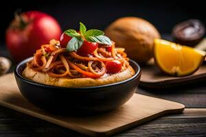 il migliore cibo nel il mondo è nel il cucina. ai-generato foto