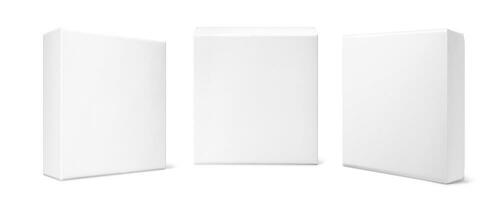 Prodotto confezione scatola vuoto scatola modello isolato su bianca sfondo foto