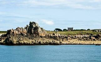 estate splendore nel isola di brehat, cote armatura, Bretagna, Francia foto