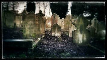 misterioso fascino di bronte sorelle villaggio cimitero, haworth foto