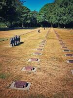 Tedesco militare cimitero, la cambe, Normandia wwii foto