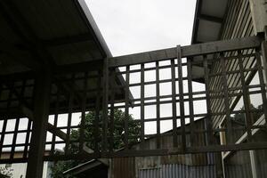 di legno ristrutturato tailandese stile architettura foto