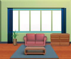 3d moderno vivente camera interno design con divano divano tavolo e televisione3d interno design foto