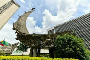 monumento per il gara - medellin, Colombia foto