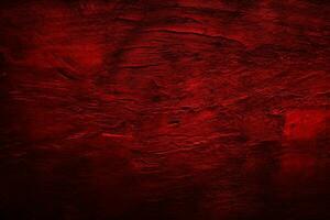 un' buio rosso sfondo con un' strutturato superficie, rosso struttura sfondo, generativo ai foto