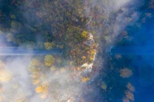 foto aerea della gola di kresna