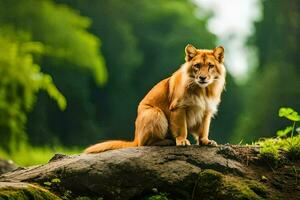 foto sfondo il foresta, animale, animale, il foresta, il foresta, il foresta, il. ai-generato