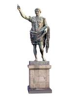 statua romana a torino, italia foto
