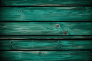 verde di legno tavole sfondo per trame, sfondi, e disegni. creato con generativo ai foto