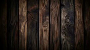 lunatico legna buio di legno struttura per drammatico design. creato con generativo ai foto