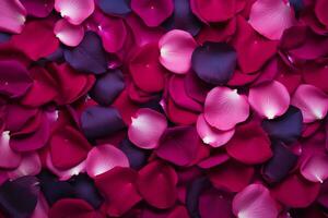 rosa petali Diwali sfondo, ai generato foto