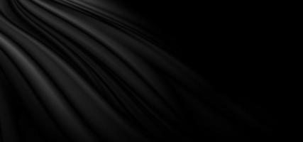 sfondo di tessuto nero illustrazione 3d foto