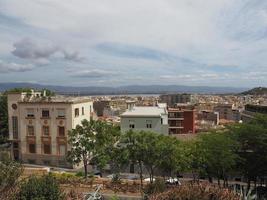 veduta aerea di cagliari foto