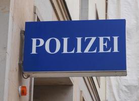 segno della polizia polizai foto