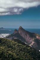 rio de janeiro, brasile. Visualizza di sugarloaf montagna a partire dal sugarloaf montagna foto