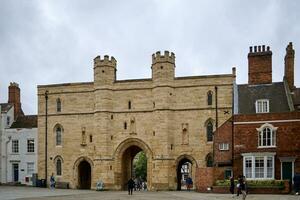 Lincoln, Lincolnshire, UK, settembre 19. Visualizza di il Cattedrale nel Lincoln, lincolnshire su settembre 19, 2023. non identificato persone foto