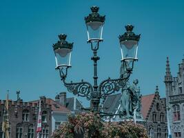 il città di Bruges nel Belgio foto