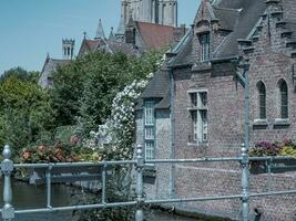 il città di Bruges nel Belgio foto