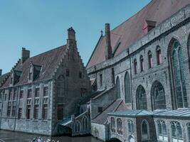 il città di Bruges nel Belgio foto