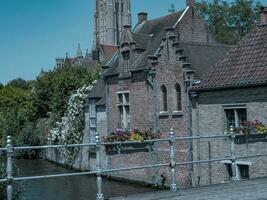 il città di Bruges nel Belgio foto