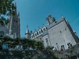 il vecchio città di Bruges foto