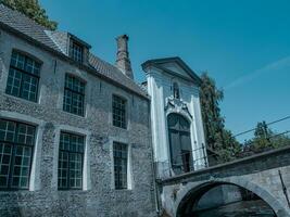 il vecchio città di Bruges nel Belgio foto