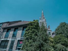 il vecchio città di Bruges nel Belgio foto