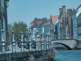 Bruges città nel Belgio foto