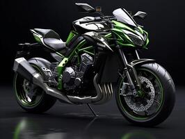 kawasaki z900 esposizione. generativo ai foto