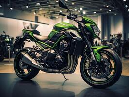 kawasaki z900 esposizione. generativo ai foto