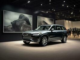 volvo xc90 esposizione. generativo ai foto