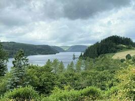 un' Visualizza di il nord Galles campagna a lago vyrnwy foto