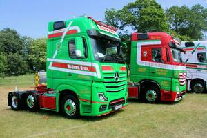 Whitchurch nel il UK nel giugno 2023. un' Visualizza di un' camion a un' camion mostrare nel Whitchurch shropshire foto