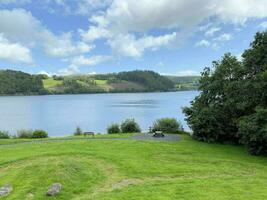un' Visualizza di il nord Galles campagna a lago vyrnwy foto