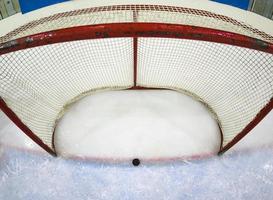 goal di hockey sul ghiaccio foto