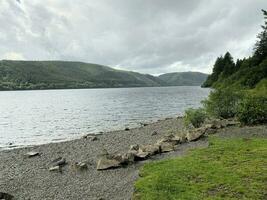 un' Visualizza di il nord Galles campagna a lago vyrnwy foto