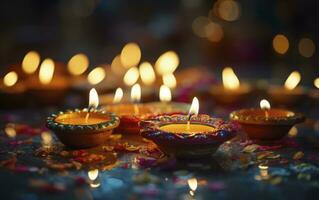 Diwali foto ai generato