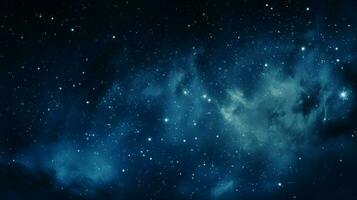 galassia raggiante starfield si illumina il buio notte cielo foto