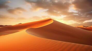 sole baciato sabbia dune maestoso bellezza nel Africa foto