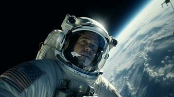 il passeggiata nello spazio è un' film di spazio e il astronauta foto