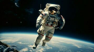 il passeggiata nello spazio è un' film di spazio e il astronauta foto