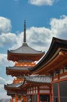 tempio kiyomizu, kyoto giappone foto