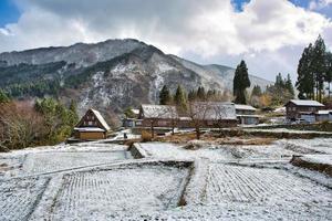 area di gokayama all'interno della città di nanto nella prefettura di toyama, giappone foto